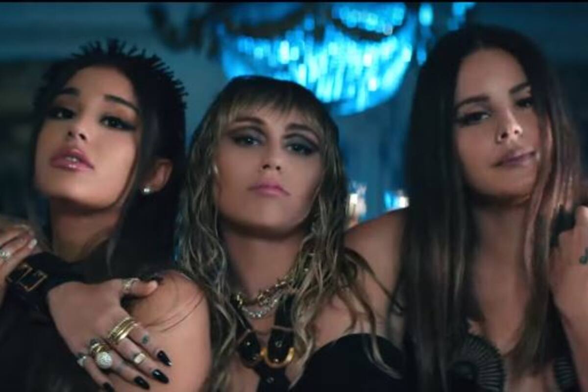 VIDEO: Ariana Grande, Miley Cyrus y Lana del Rey, estrenan 'Don't Call Me Angel'