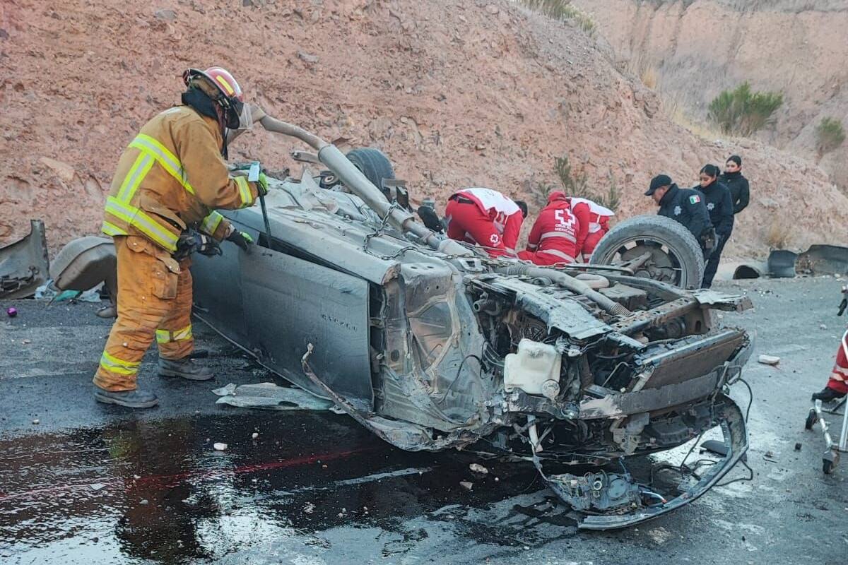 Accidente deja cinco lesionados graves en Nogales