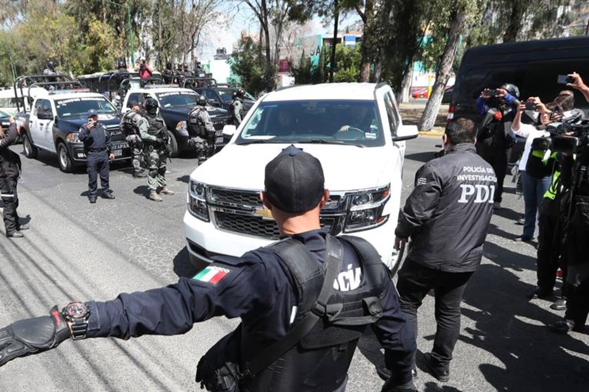 Presunta pareja feminicida de Fátima arriba a Fiscalía Antisecuestros