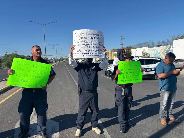 Protestan trabajadores de seguridad del Itama en Hermosillo