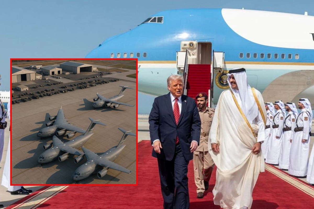 Qatar invertirá 10,000 millones de dólares en base aérea de EEUU, anuncia Trump