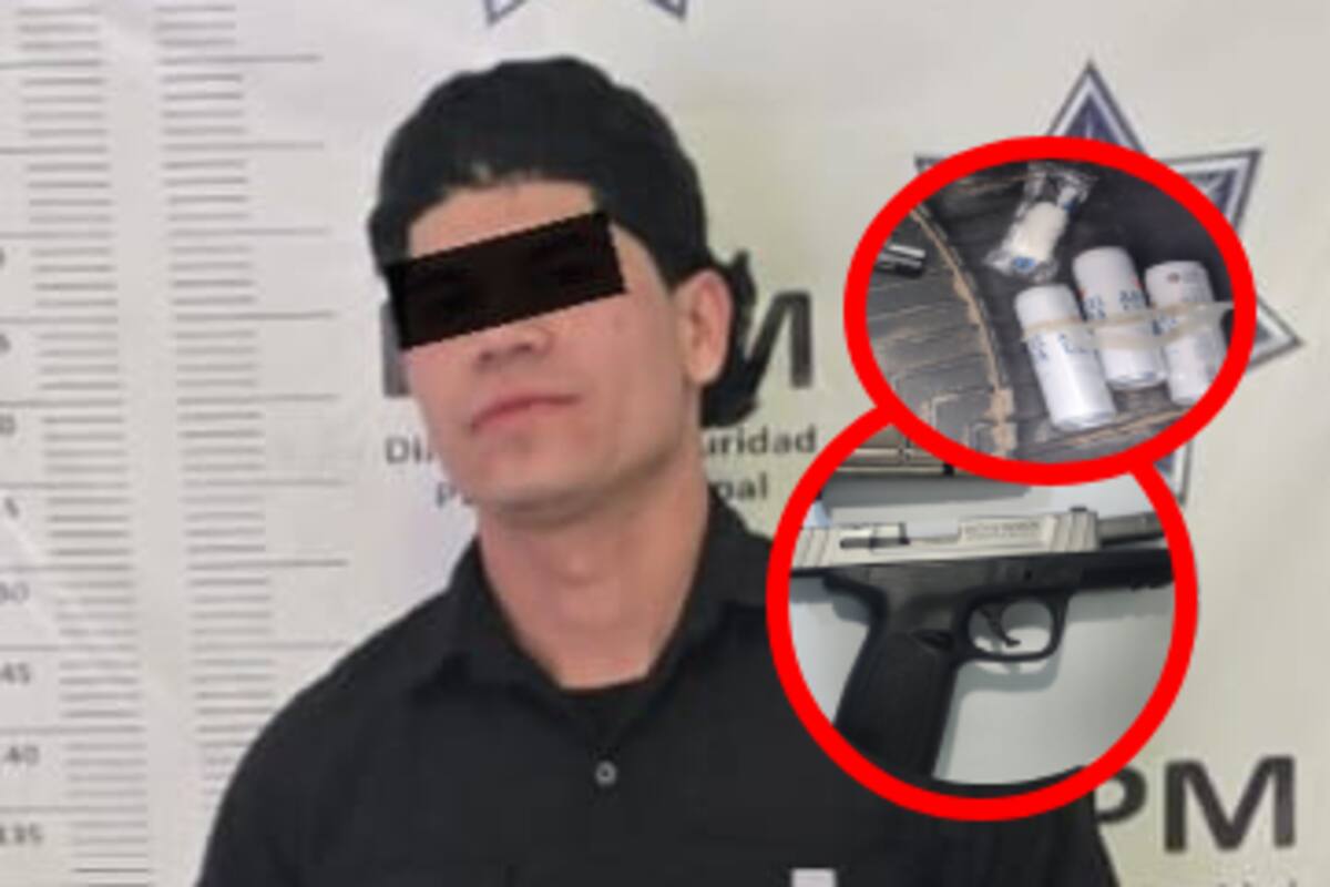 Detienen a hombre por realizar disparos en la colonia González Ortega