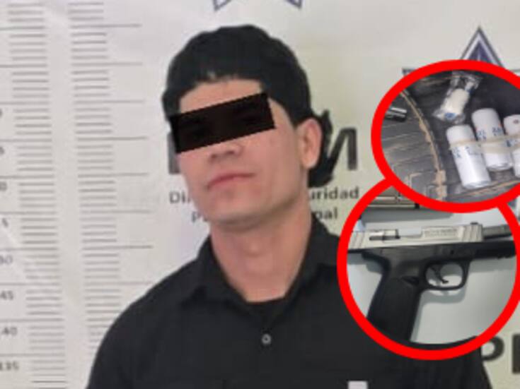 Detienen a hombre por realizar disparos en la colonia González Ortega