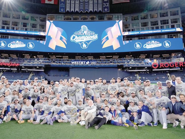 LOS ÁNGELES DODGERS BICAMPEONES