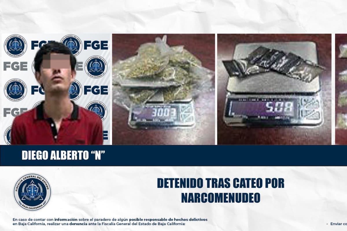 Detienen a uno y decomisan droga en cateo en Villas del Colorado