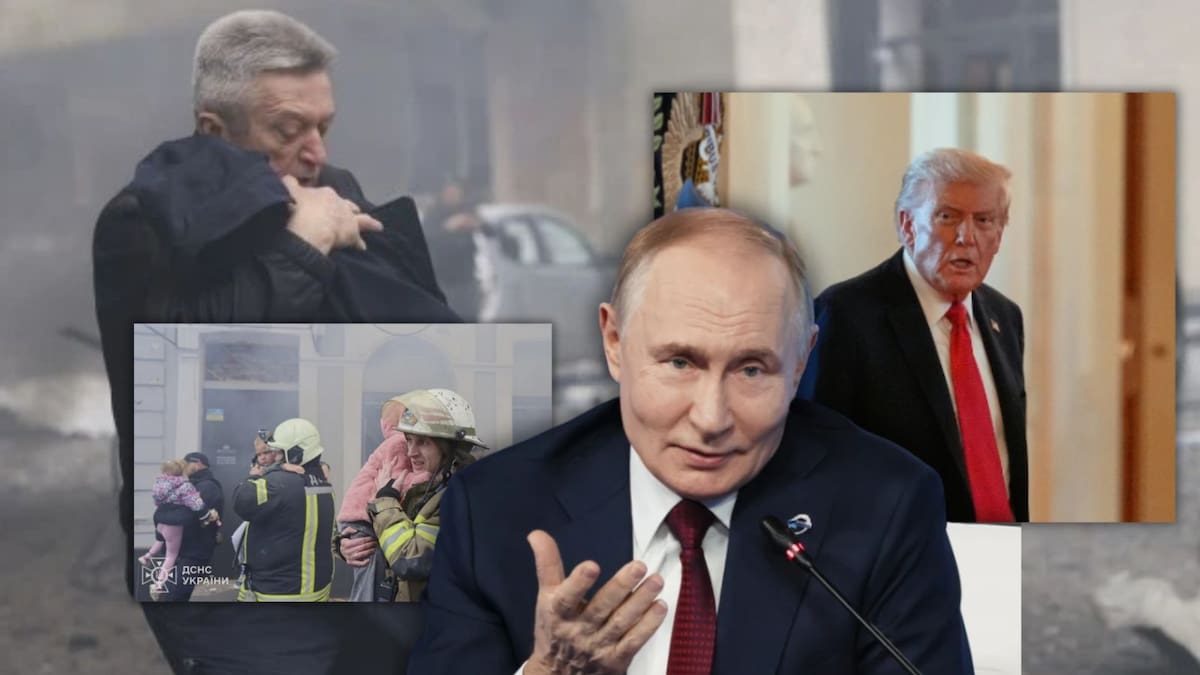 Guerra Rusia-Ucrania: Moscú ataca Kiev y mueren 6 ucranianos mientras Trump busca cómo frenar a Putin; “Fue muy aterrador para los niños”