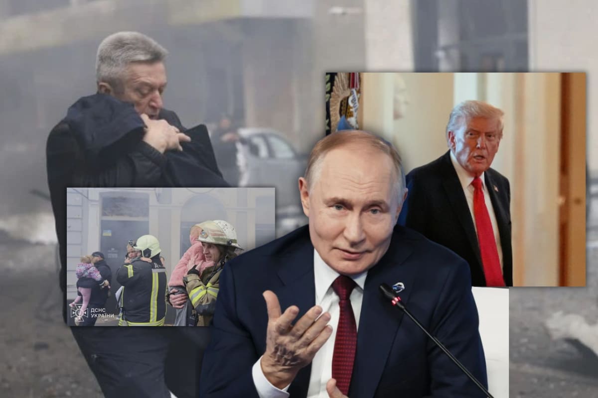 Guerra Rusia-Ucrania: Moscú ataca Kiev y mueren 6 ucranianos mientras Trump busca cómo frenar a Putin; “Fue muy aterrador para los niños”