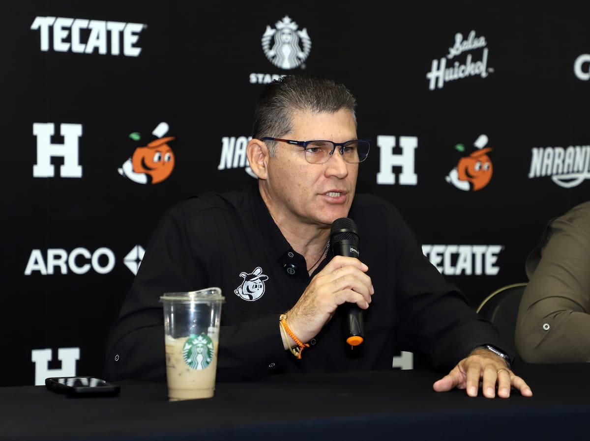 Francisco Gámez, Gerente Deportivo de Naranjeros de Hermosillo. (Foto: Cortesía Naranjeros)