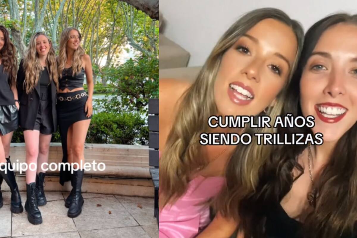 ¿Cómo es celebrar el cumpleaños con dos hermanas idénticas? Las trillizas de TikTok lo cuentan todo