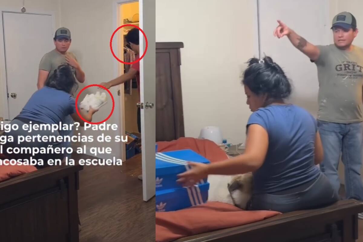 Padre obliga a su hijo acosador a regalar todas sus pertenencias a la víctima como lección