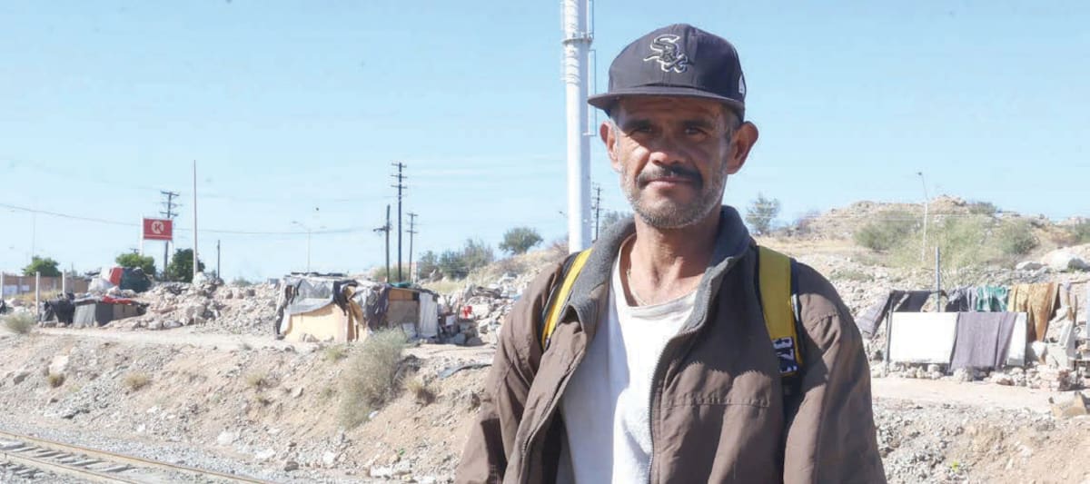 Alain Covián Guerrero confirmó que no ha podido ni dormir por el frio de estos días.