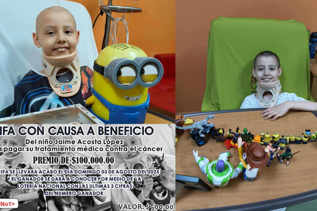 Niño con extraño cáncer óseo necesita ayuda: Su familia organizó una rifa para costear el tratamiento