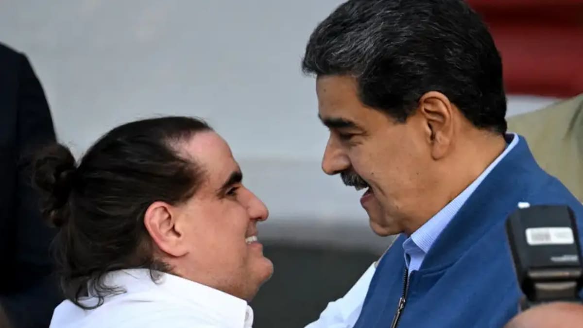 Alex Saab junto a Nicolás Maduro, presidente de Venezuela que fue detenido por los Estados Unidos. | Especial