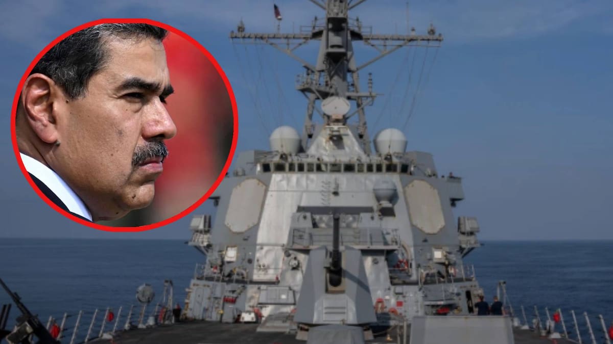En un mensaje televisado, Nicolás Maduro advirtió que su país está preparado para responder a cualquier intento de intervención: “Venezuela defenderá sus cielos, sus mares y su tierra”. Foto: Capture / AFP.