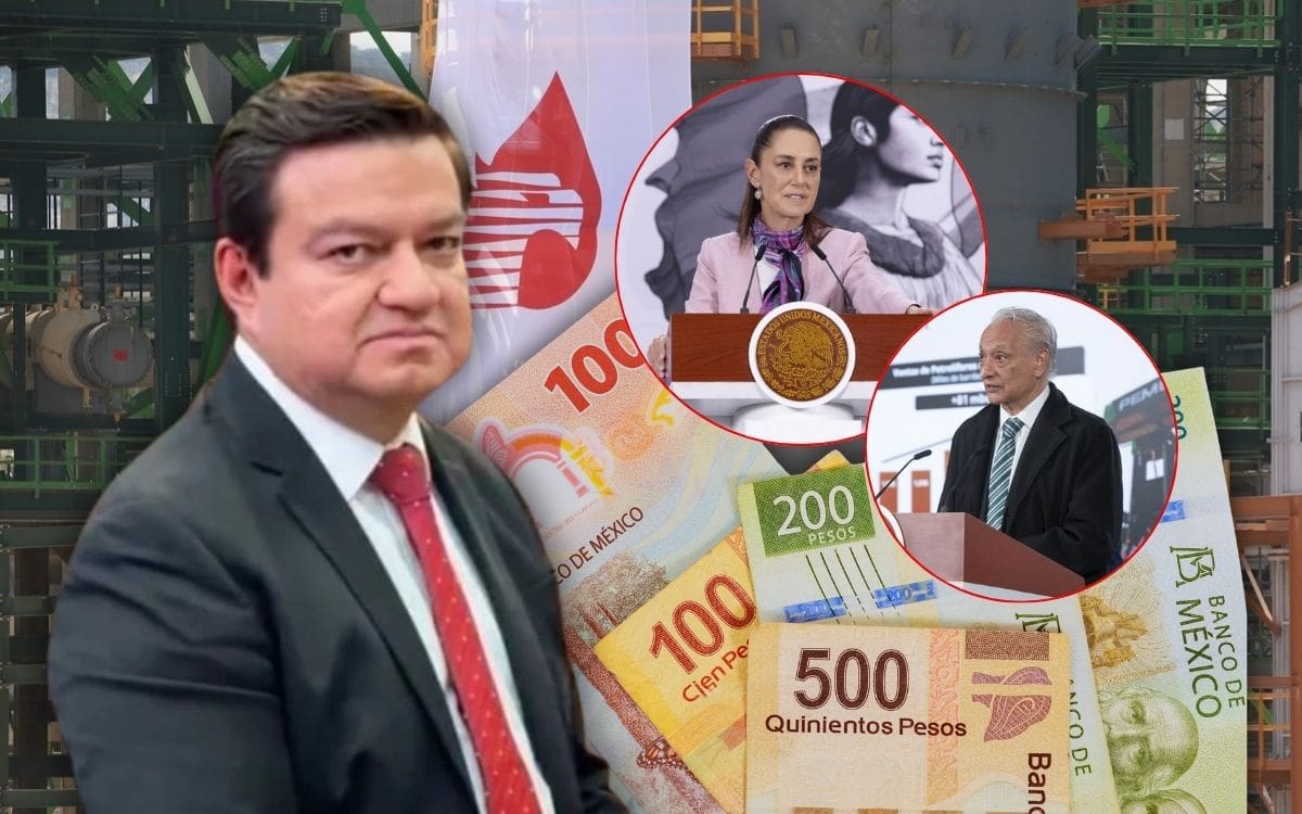 El nuevo director de Pemex, Juan Carlos Carpio Fragoso, enfrenta un gran reto. Pemex retrasó hasta 2033 parte de su deuda con proveedores mientras el adeudo total llega a 375 mil mdp. | Crédito: Presidencia/Especial/Banco digital GH