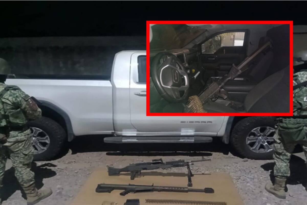 Aseguran vehículo blindado, armas y equipo táctico en Culiacán