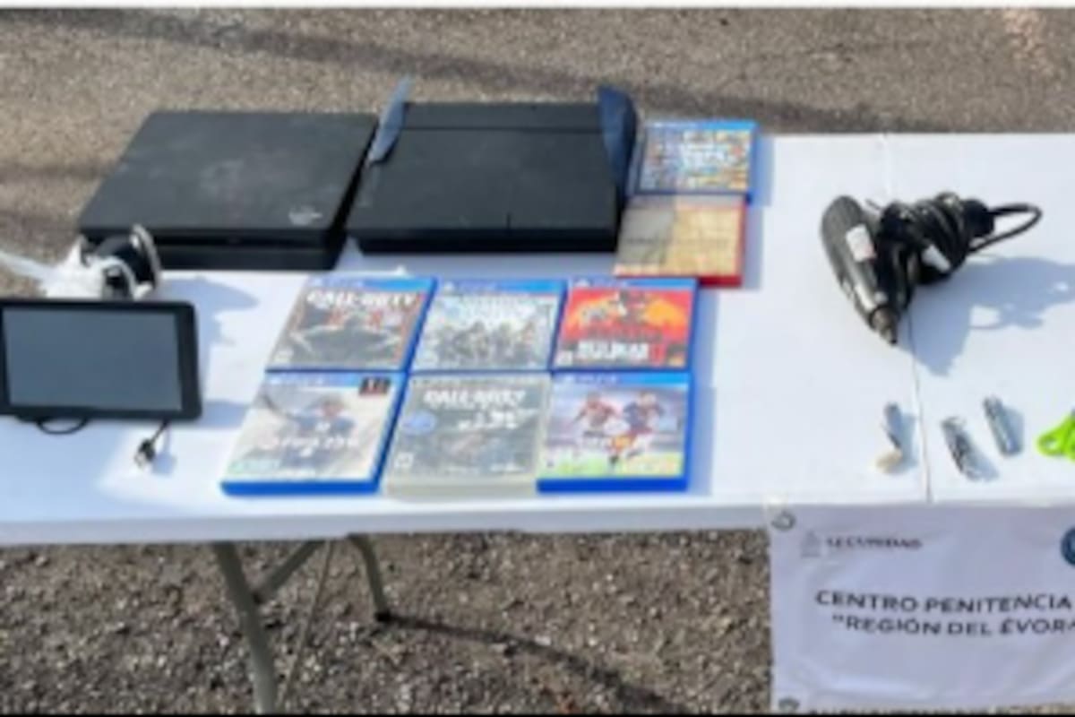 Operativo interinstitucional en el penal de Évora revela armas hechizas, objetos prohibidos y hasta videojuegos en Angostura, Sinaloa
