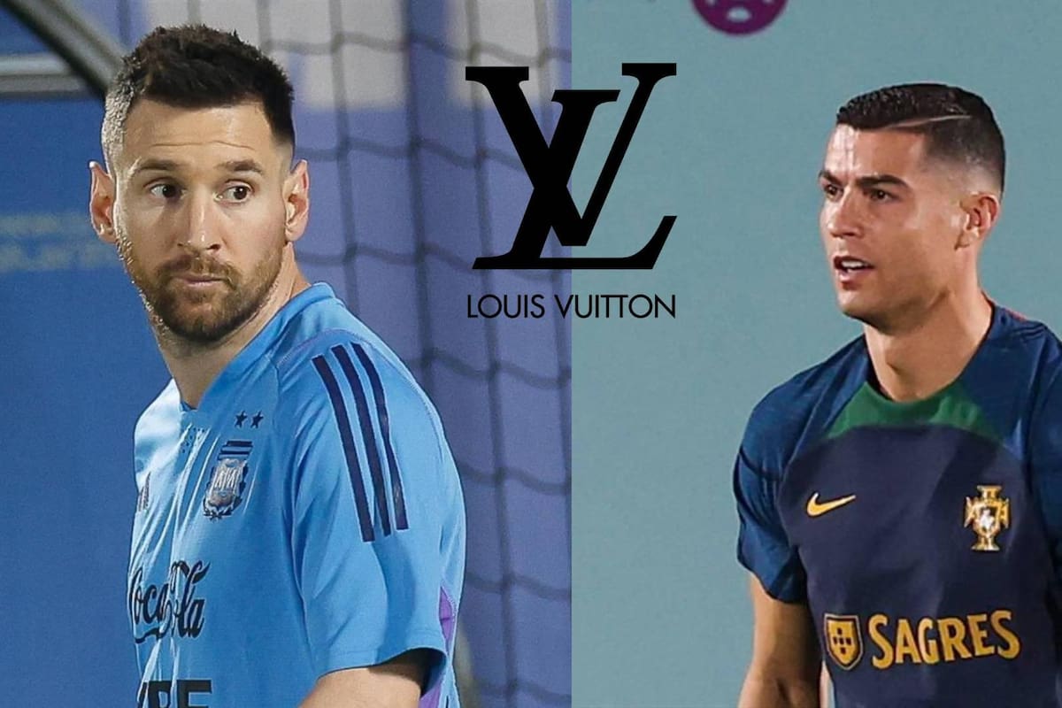 Louis Vuitton junta a Messi y Cristiano Ronaldo para épica imagen publicitaria