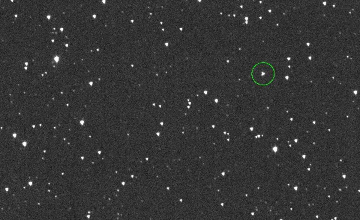 Imagen del descubrimiento de 2024 YR4. / NASA. - ATLAS.