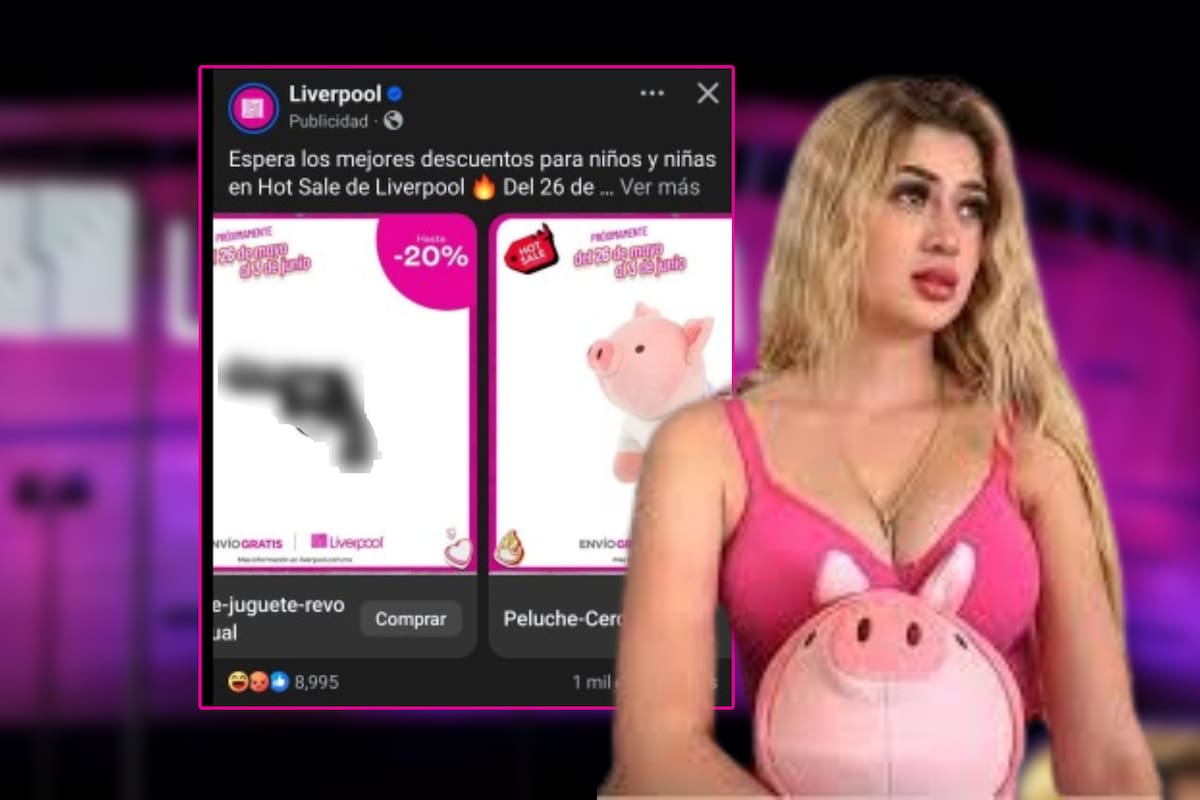 Indigna promoción de cerdito y arma en Liverpool; usuarios reaccionan y lo ligan al caso Valeria Márquez