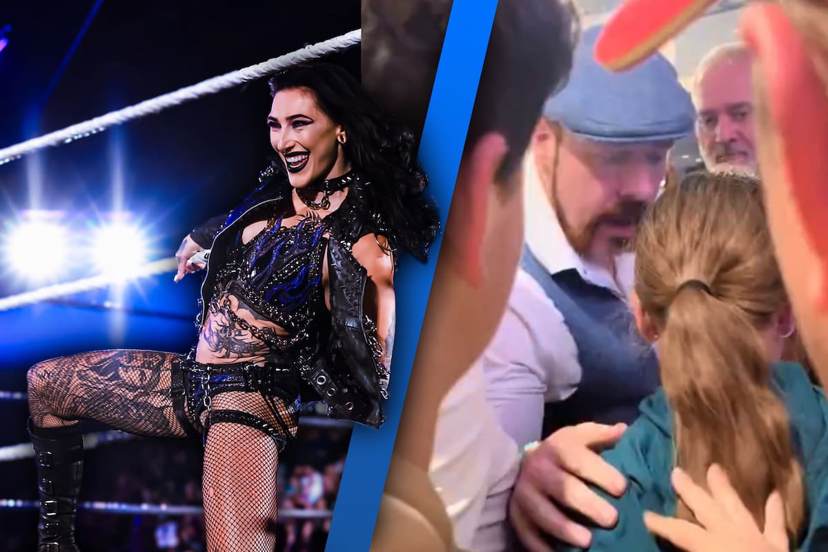 Rhea Ripley y Sheamus son acosados por fans previo a Clash in Paris
