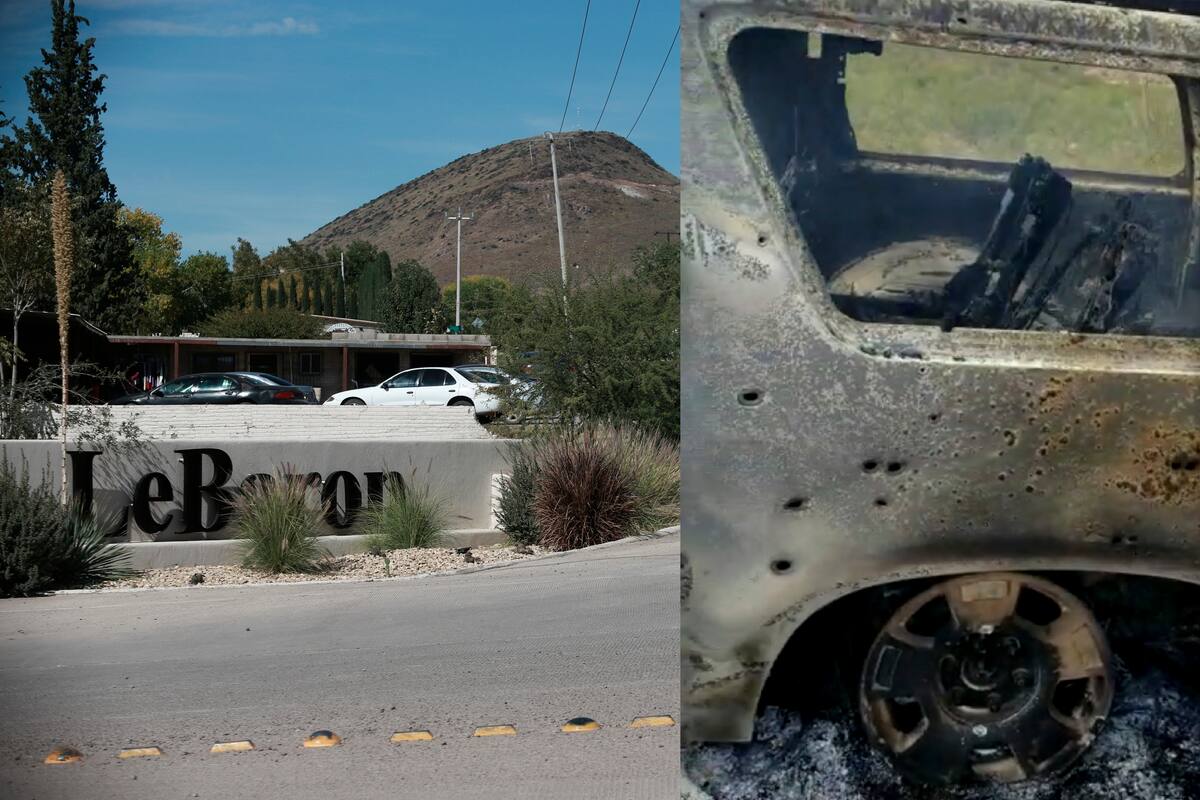Esta fotografía muestra la entrada de la Colonia LeBarón, uno de varios sitios donde la extendida familia LeBarón vive en el municipio de Galeana, en Chihuahua, México, el martes 5 de noviembre de 2019. (AP Foto/Christian Chavez)