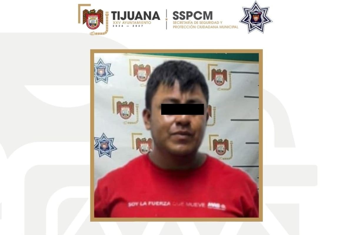 Capturan a presunto responsable de intento de asalto en la colonia Tercera Etapa del Río Tijuana