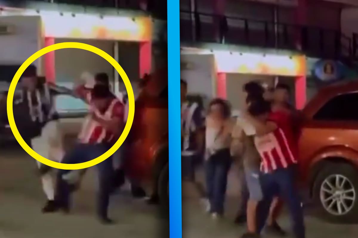 VIDEO: Aficionados de Monterrey agreden físicamente a seguidos de Chivas tras derrota de Rayados