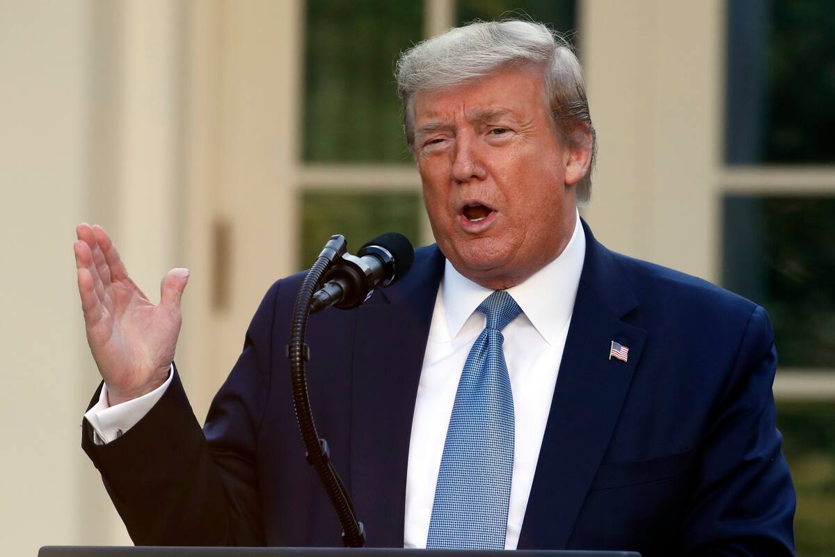 Donald Trump quiere levantar confinamiento
