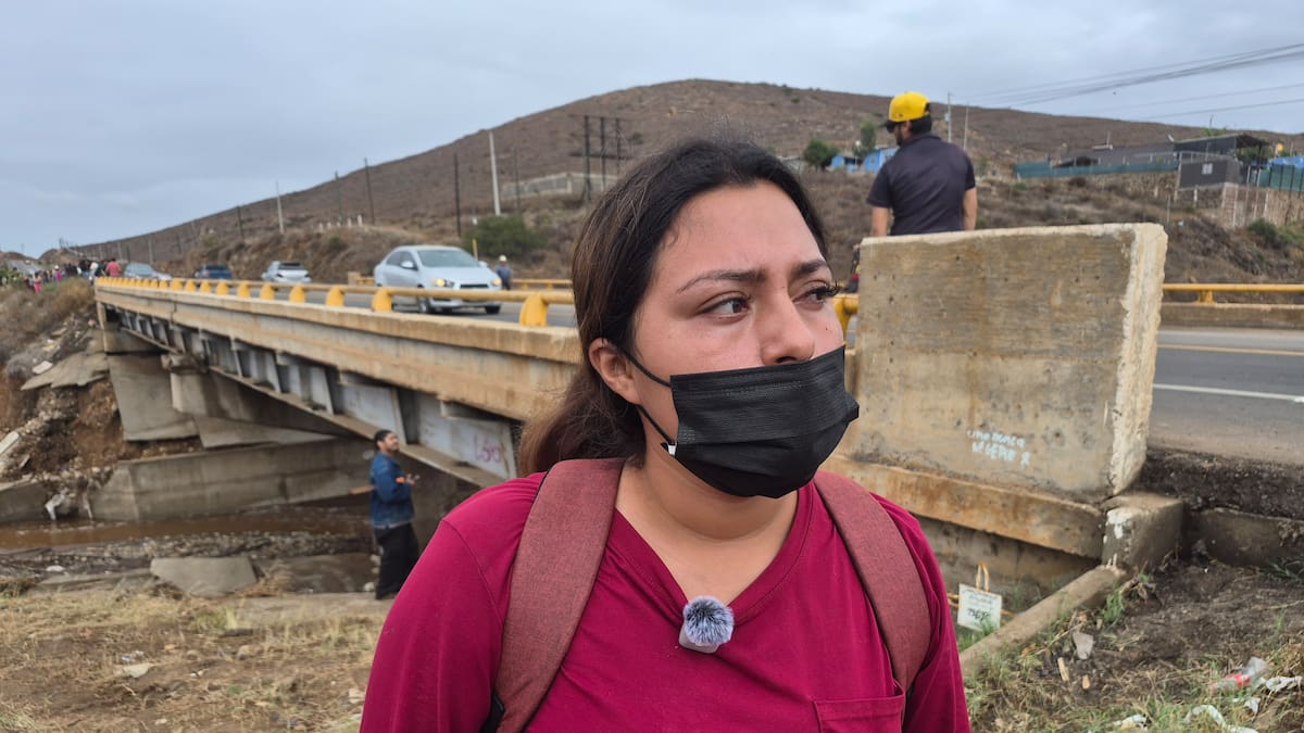 Vecina de Maneadero teme que haya más de ocho desaparecidos por desbordamiento