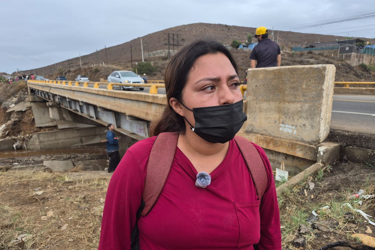 Vecina de Maneadero teme que haya más de ocho desaparecidos por desbordamiento