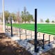 Cancha de la Robledo avanza con instalación de pasto