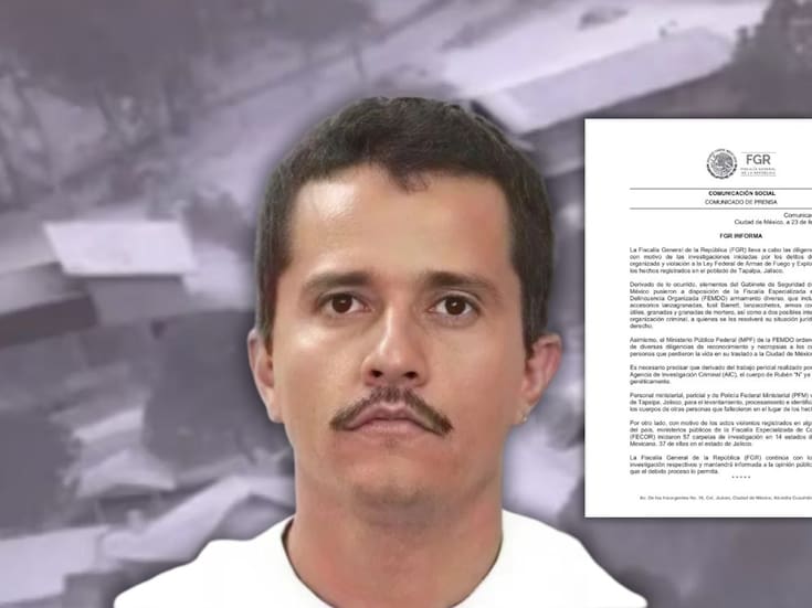 FGR realizó una necropsia al cuerpo de “El Mencho” y ya fue identificado genéticamente tras operativo en Tapalpa, Jalisco; abren 57 investigaciones en 14 estados