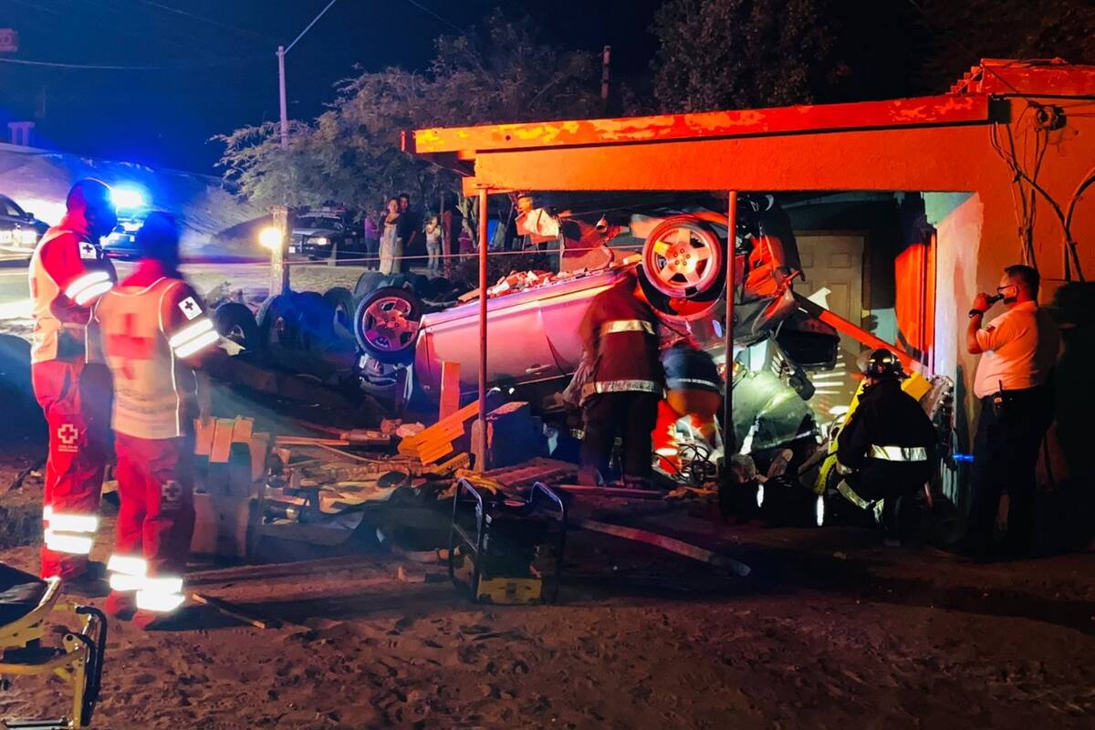 Exceso de velocidad provoca accidente de transito