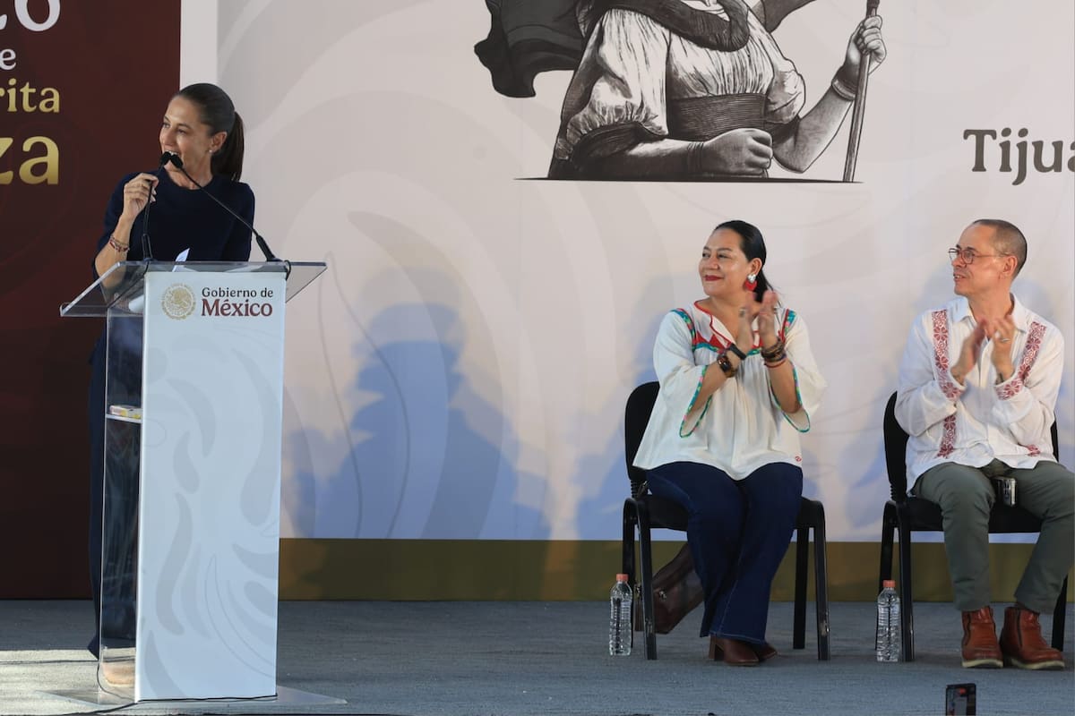 Sheinbaum anuncia agua, salud y vivienda para Baja California