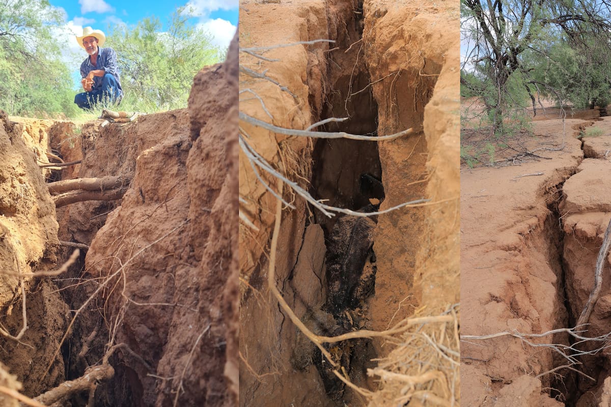 Podría ser causa de grietas en la tierra la sobreexplotación de mantos acuíferos
