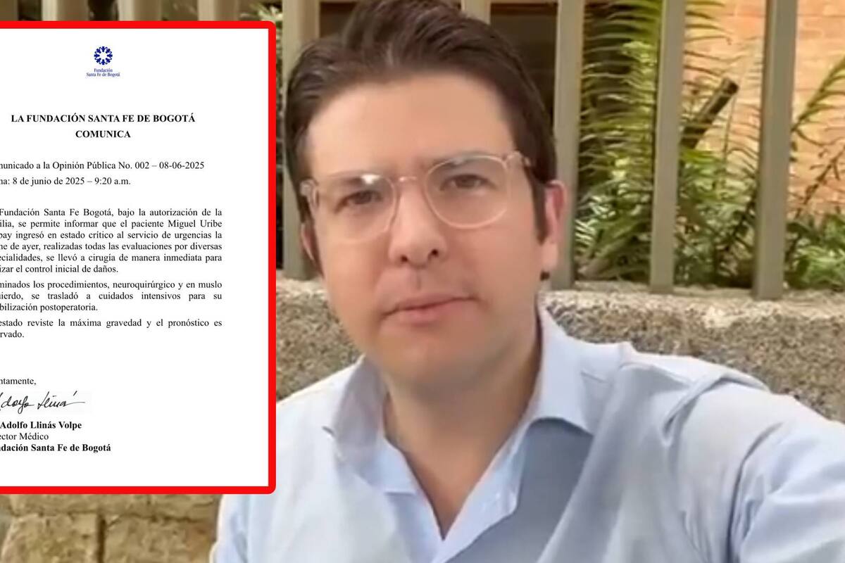Atentado Colombia: Reportan “máxima gravedad” en el segundo parte médico del precandidato presidencial Miguel Uribe Turbay