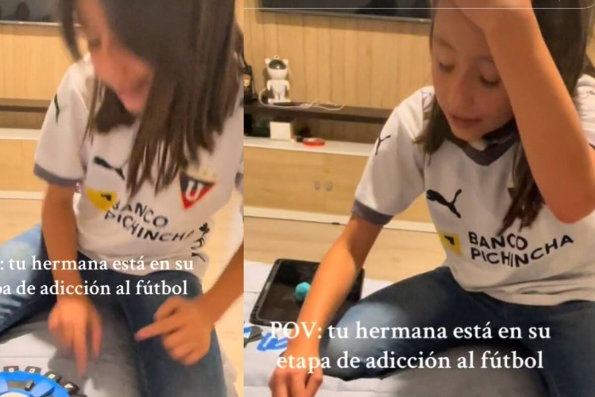 Joven muestra cómo su hermana pequeña puede nombrar 20 jugadores de fútbol en 10 segundos