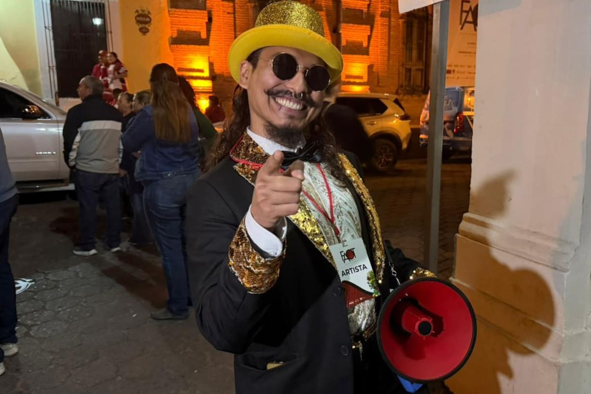 Tiene FAOT nuevo pregonero: el artista Saul Soucho Medina Ramírez