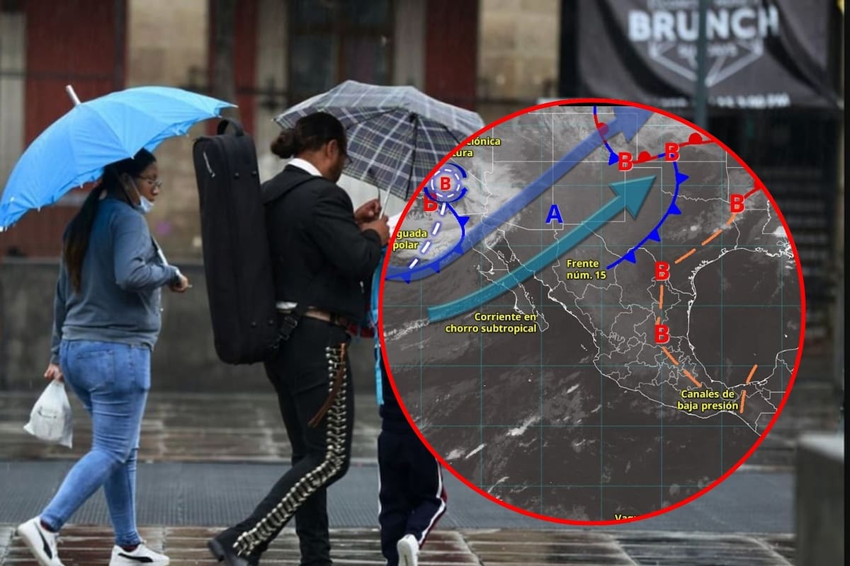 Primera tormenta invernal provocará lluvias fuertes, frío y rachas intensas en varios estados; también se espera posible caída de aguanieve en la sierra de Sonora y Baja California