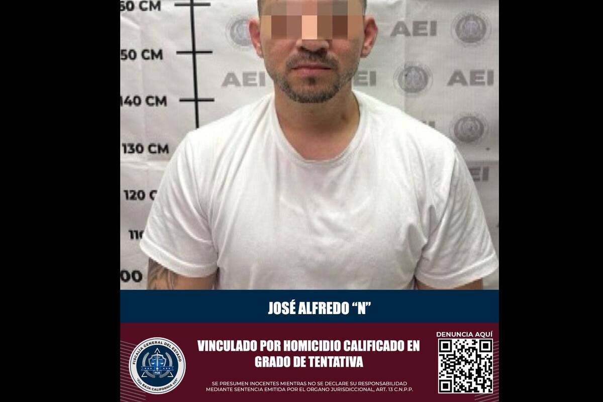Dan prisión preventiva a hombre acusado de homicidio en tentativa