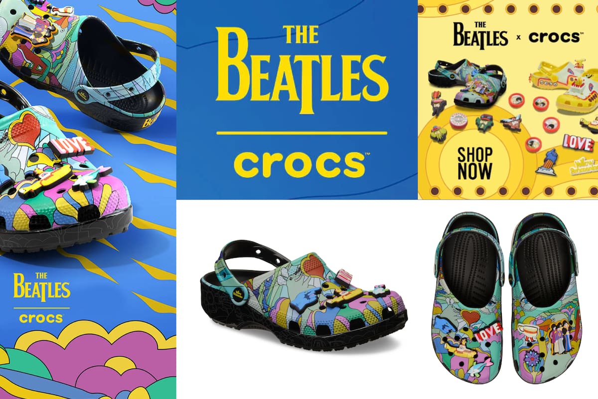 Crocs lanza edición especial conmemorativa de The Beatles; Este es su precio y así puedes conseguirlos