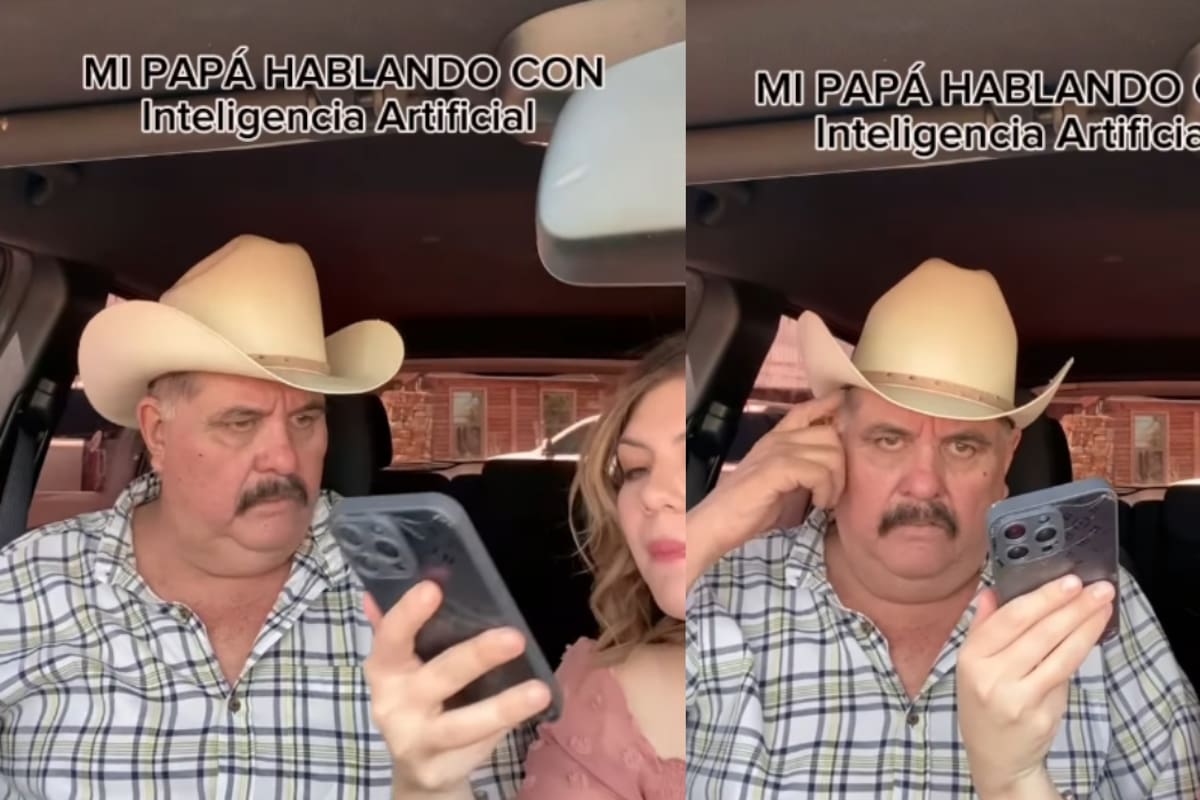 “¿Hola?, ¿qué dice oiga?”: joven enseña a su padre a hablar con la IA y provoca risas en redes