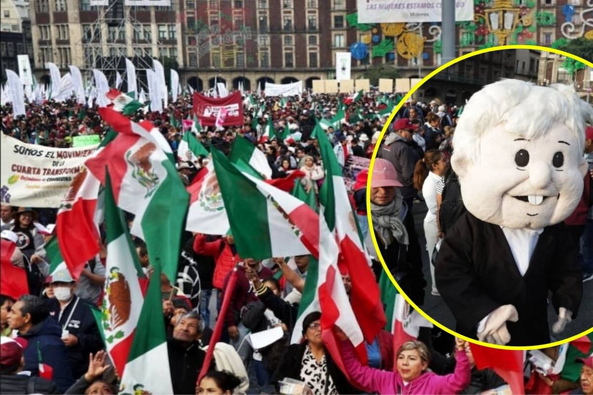 Simpatizantes de Claudia Sheinbaum comienzan a llenar el Zócalo previo al mitin por los 7 años de la 4T