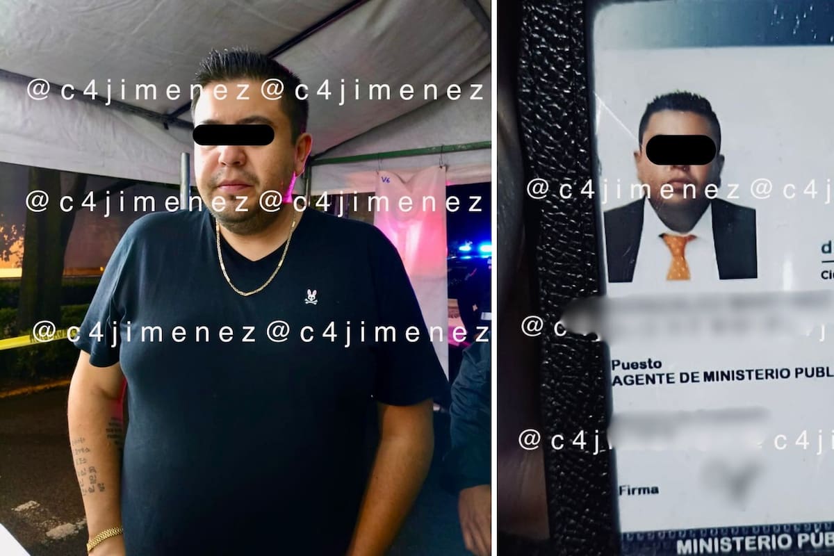Agente del Ministerio Público es detenido por conducir en estado de ebriedad en Reforma