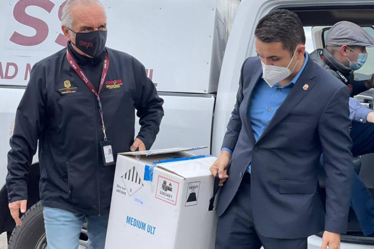 Recibe el Estado 2 mil 925 vacunas contra Covid-19