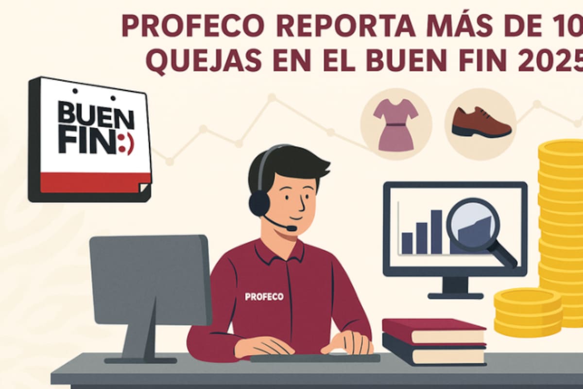 Ropa, calzado y pantallas encabezan las quejas del Buen Fin 2025: Profeco revela abusos y millones de pesos recuperados