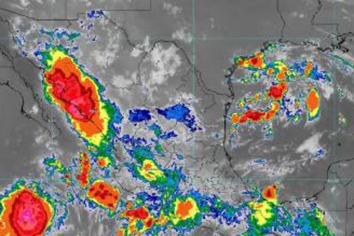 Clima en México: Monzón mexicano continuará provocando lluvias en Sonora y Sinaloa
