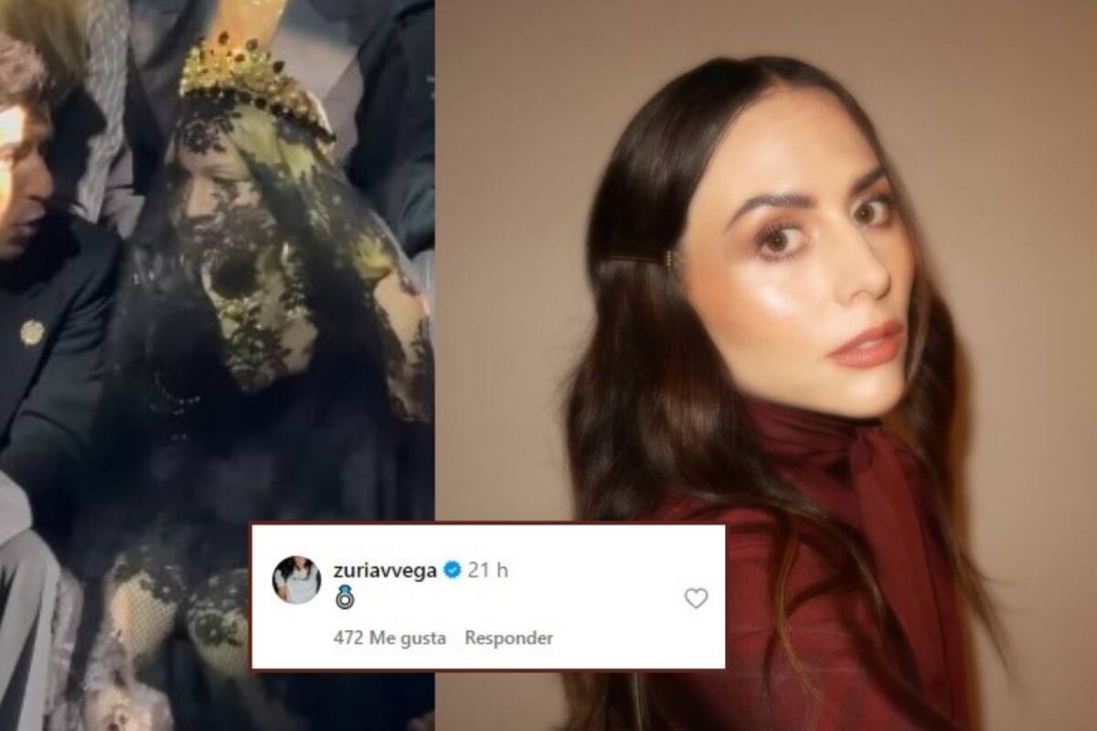 Zuria Vega reacciona al reencuentro entre Madonna y Alberto Guerra