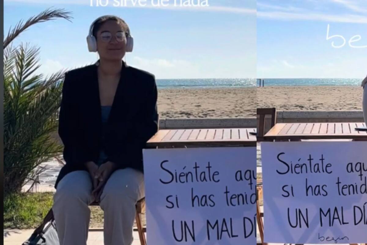 “Sentir mucho no es malo”: Influencer da mensajes motivacionales a desconocidos en la calle